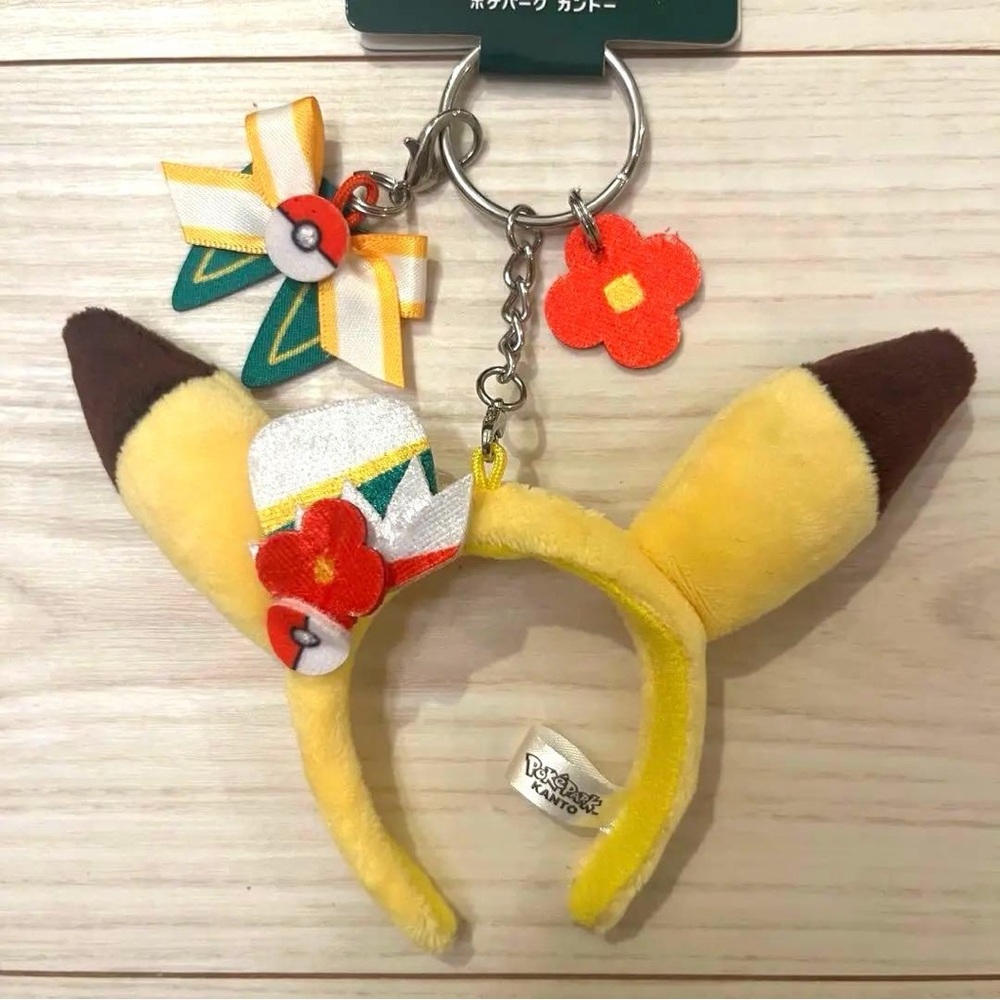 Pokepark pokemon pikachu ear headband Keychain